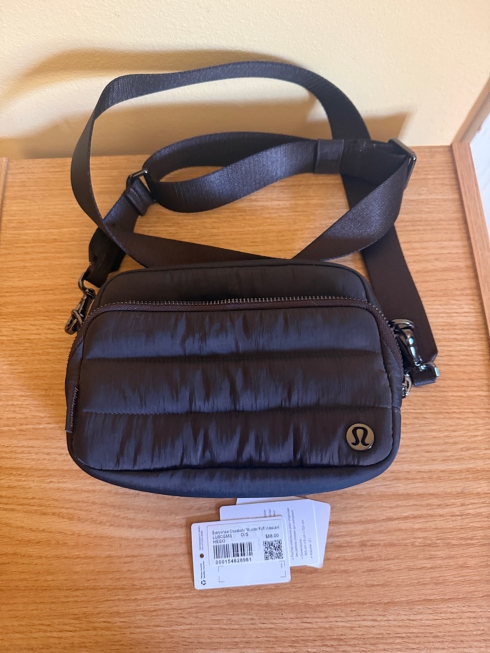 lululemon athletica Quilted Crossbody Bag - Black